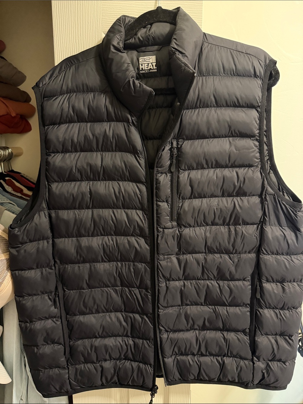 32 Degrees Men's Navy Quilted Puffer Vest